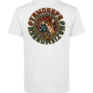 #nazismobben 01 T-Shirt Damen weiss