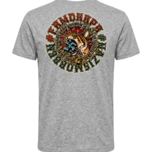 #nazismobben 01 T-Shirt Damen grau