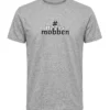 #nazismobben 03 T-Shirt Herren grau Vorderseite