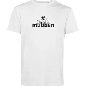 #nazismobben 03 T-Shirt Herren weiss Vorderseite