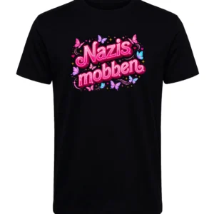 #nazismobben 04 T-Shirt Herren schwarz Vorderseite