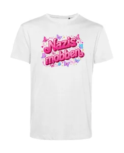 #nazismobben 04 T-Shirt Damen weiss