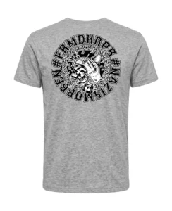 #nazismobben 02 T-Shirt Herren grau