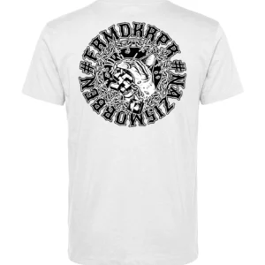#nazismobben 02 T-Shirt Damen weiss