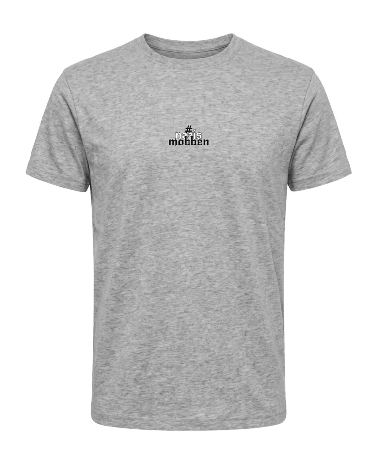 #nazismobben 01 T-Shirt Herren grau Hover Image